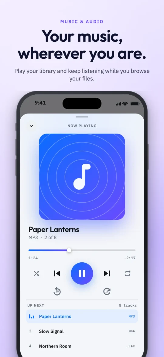 Your music, wherever you are